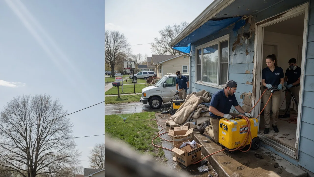 Basement Flood Cleanup in Pickstown, SD near me